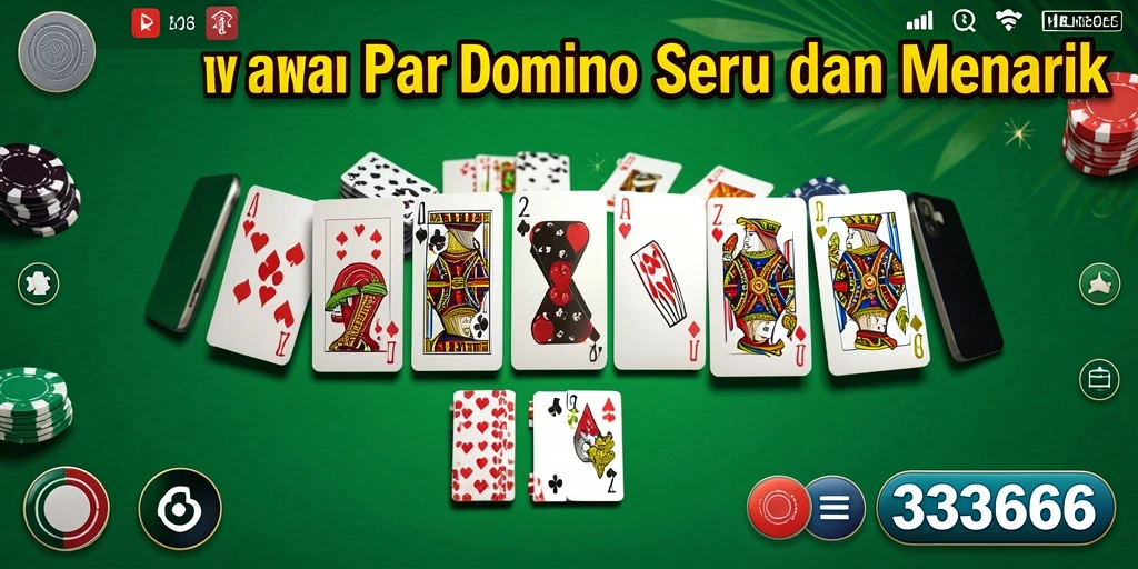 Screenshot permainan Domino 333666 menampilkan keseruan bermain.