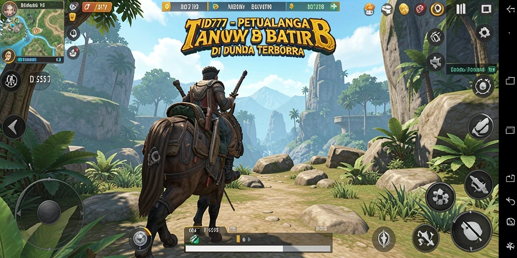 Tampilan gameplay Open World yang menakjubkan dalam ID777.