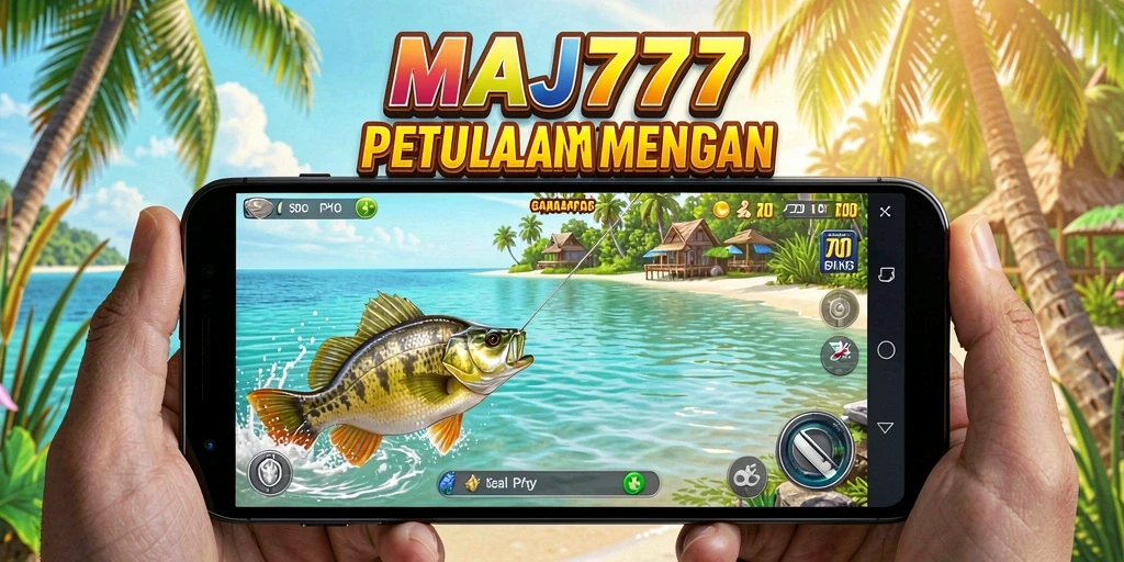 Tampilan menarik dari gameplay memancing di MAJ777