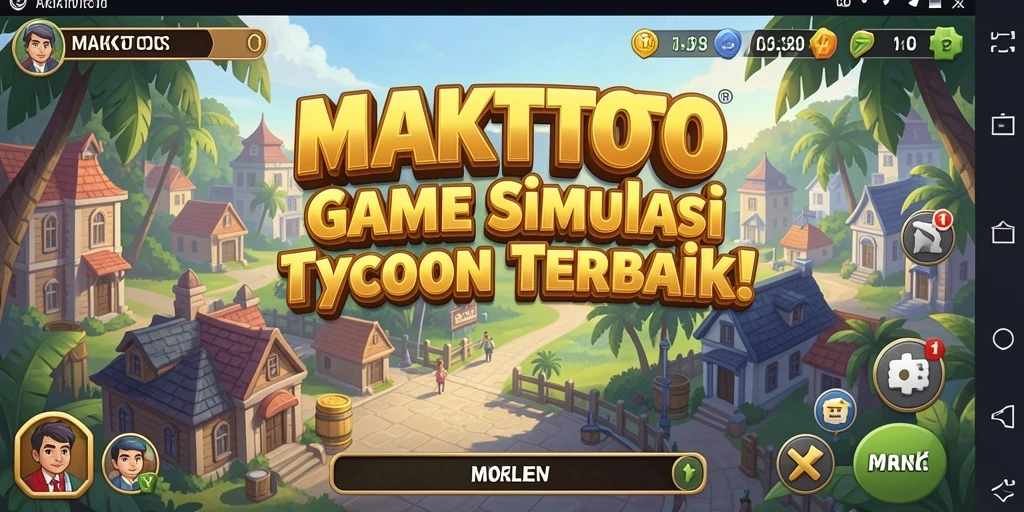 Gameplay seru di MAKTOTO yang menantang strategi bisnis Anda.