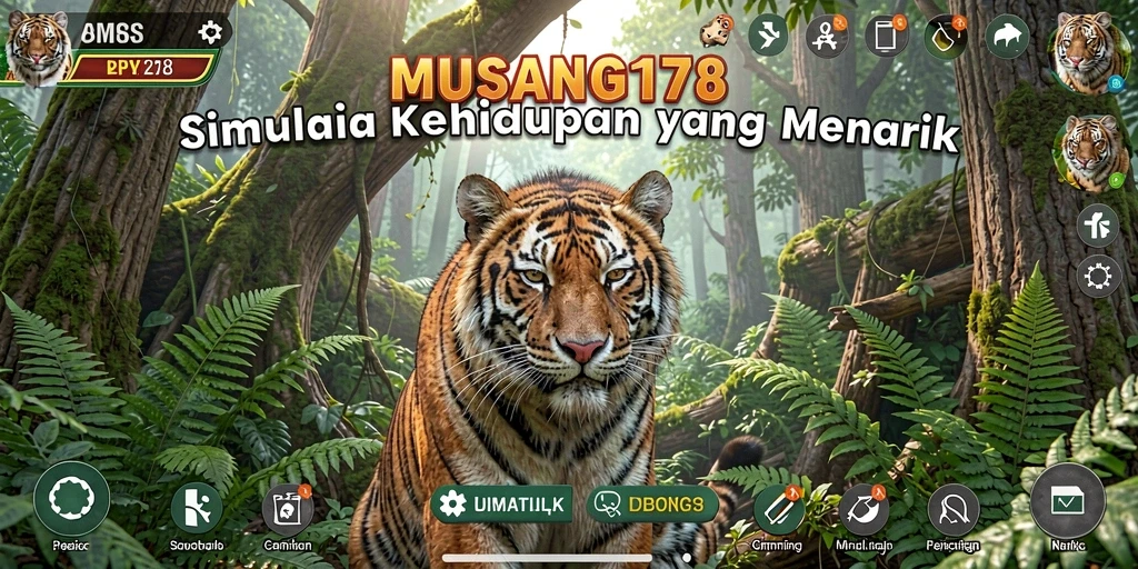 Tampilan gameplay <strong>MUSANG178</strong> yang mendetail dan interaktif.