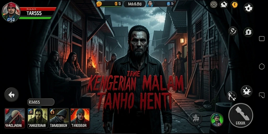 Screenshot menampilkan suasana mencekam dalam permainan TAR555 dengan grafis yang realistis.